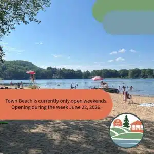 Belchertown Town Beach: Weekend Hours Until June 22 2026