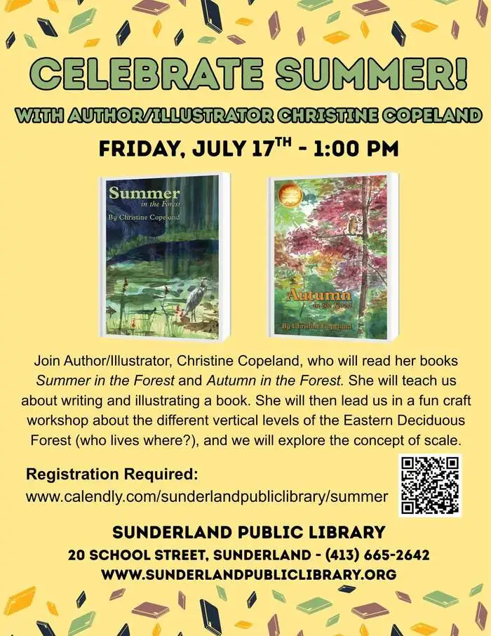 Author/Illustrator Christine Copeland at Sunderland Library