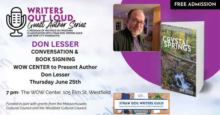 Don Lesser Author Event WOW Center Westfield