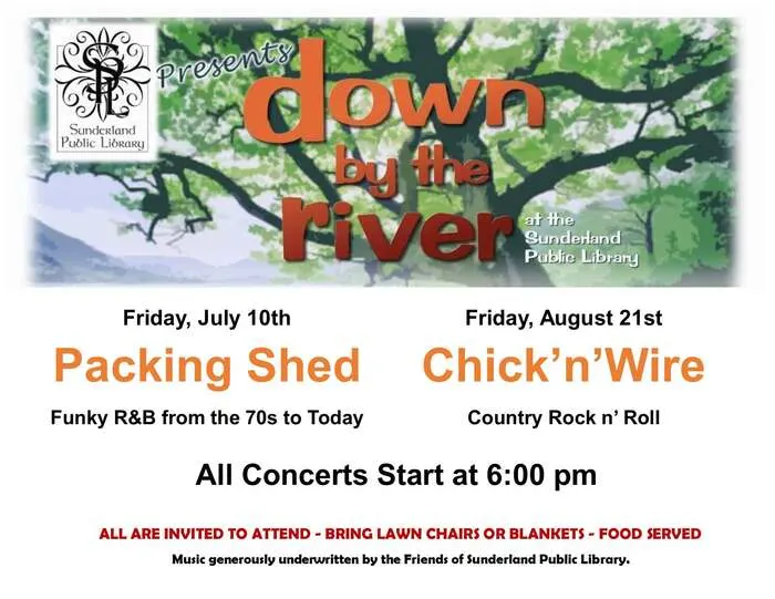 Down by the River Concert Series at Sunderland Library