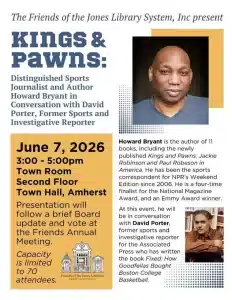 Friends of the Jones Library Annual Meeting with Howard Bryant