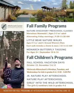 Hitchcock Center Fall Programs: Registration Opens June 10 2026