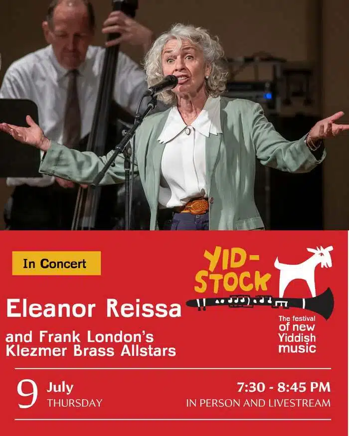 Eleanor Reissa & Frank London – Yidstock 2026