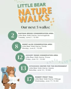 Little Bear Nature Walks for Toddlers: June 2026