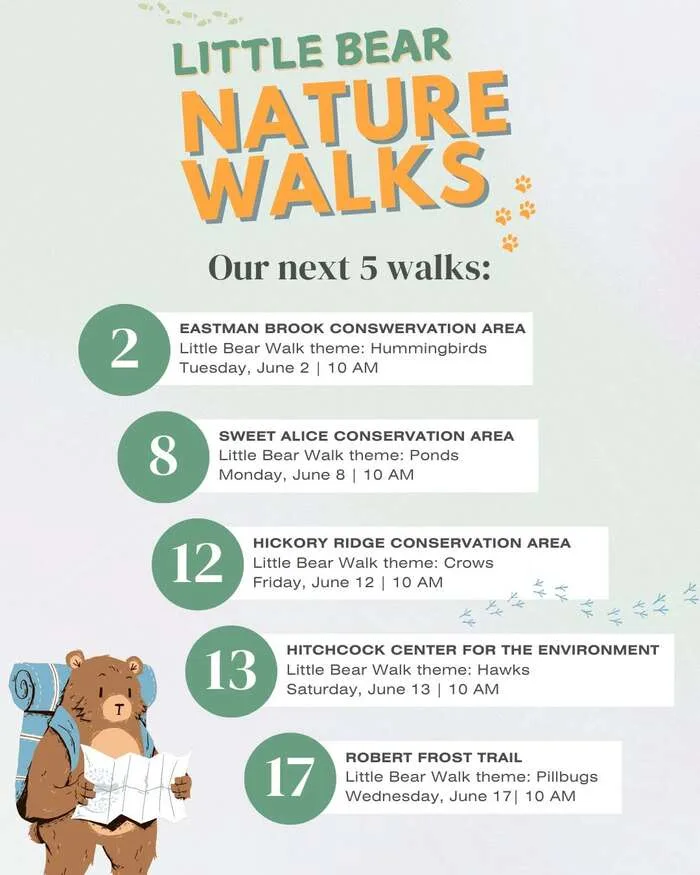 Little Bear Nature Walks for Toddlers: June 2026