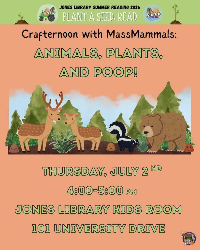 Crafternoon with MassMammals at Jones Library