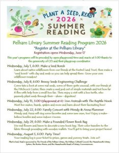 Pelham Library summer reading 2026