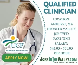 UCP of Western Massachusetts Hiring Qualified Clinician in Amherst May 2026