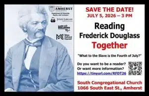 Reading Frederick Douglass Together 2026