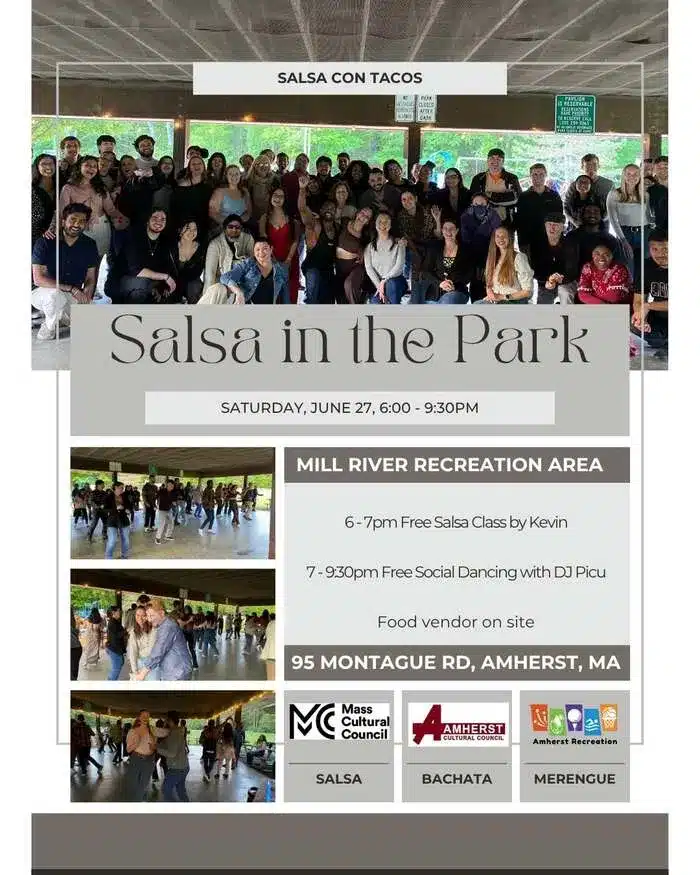 Salsa in the Park at Mill River Recreation Area June 2026
