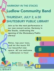Harmony in the Stacks: Ludlow Community Band at Shutesbury Library