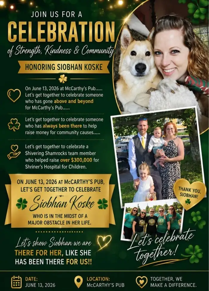 Celebration of Siobhan Koske at McCarthy's Pub