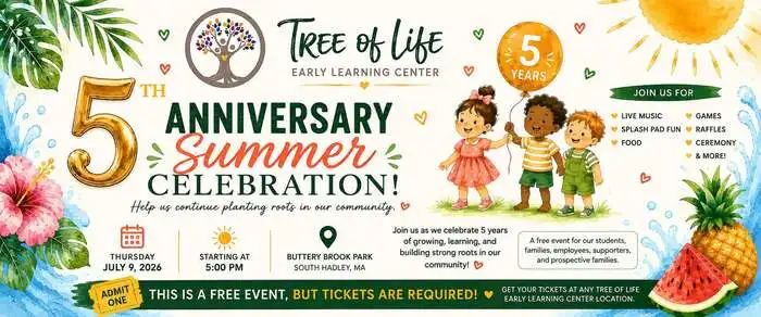 Tree of Life Early Learning Center 5th Anniversary Celebration: July 9 2026