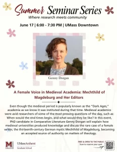 UMass Summer Seminar Series