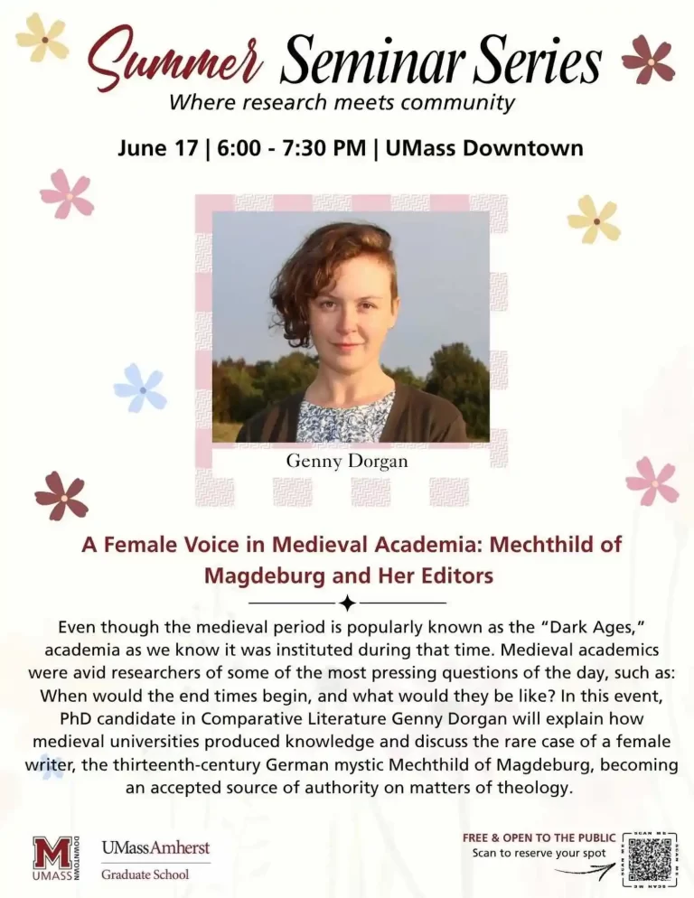 UMass Summer Seminar Series