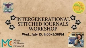 Intergenerational Stitched Journals Workshop at Clapp Library