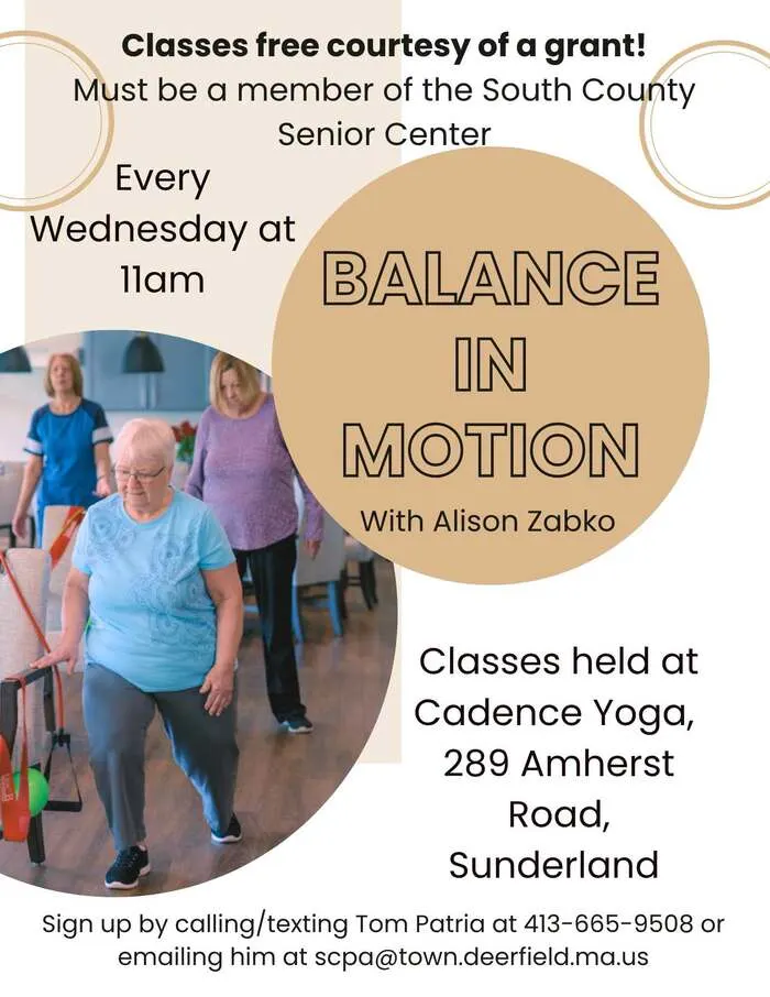 Free Balance Classes – Wednesdays, 11 AM, Sunderland