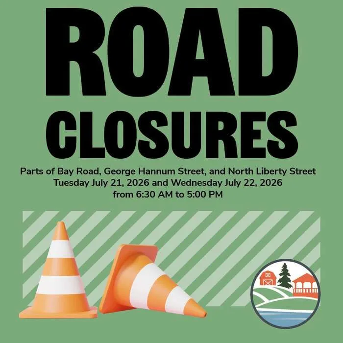 Road work on Bay Rd, George Hannum St & North Liberty St in Belchertown