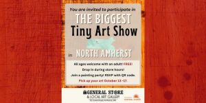Tiny Art Show in North Amherst