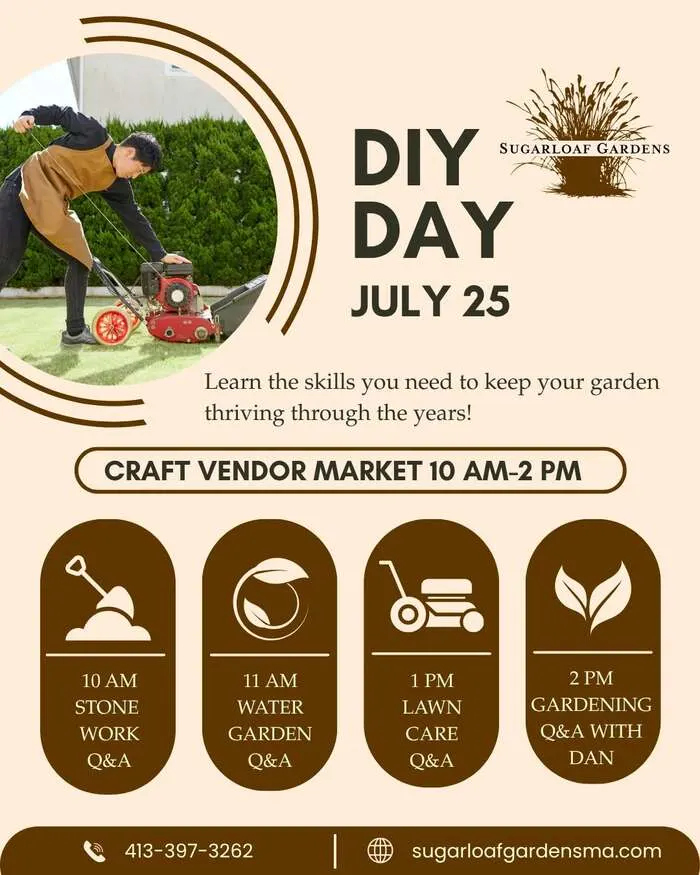 DIY Day – July 25, Sugarloaf Gardens
