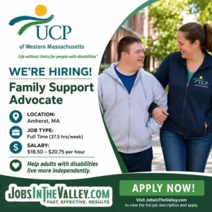 UCP Hiring Support Advocate – Full-Time, Amherst