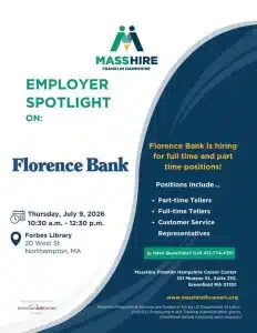 Florence Bank Employer Spotlight at Forbes Library