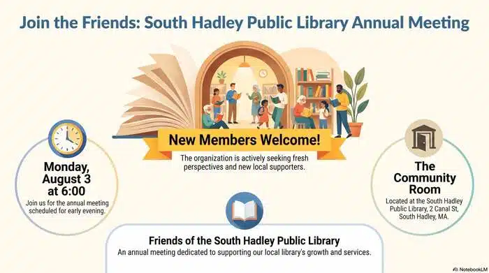 Friends of South Hadley Public Library Annual Meeting