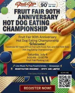 Fruit Fair Hot Dog Eating Contest in Chicopee