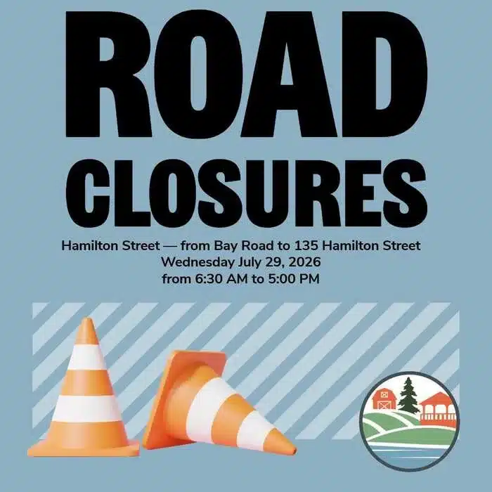 Hamilton Street Closed – July 29, Belchertown