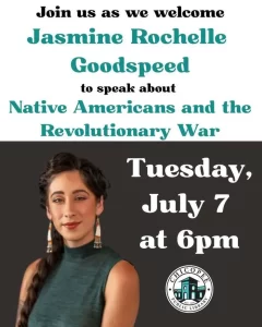 Jasmine Goodspeed Talk at Chicopee Library