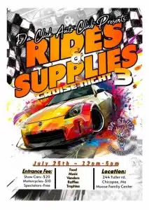 Rides & Supplies Cruise Night in Chicopee