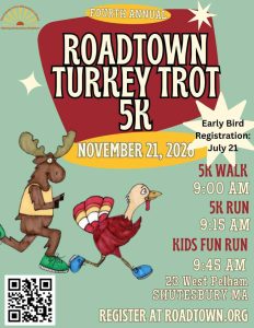 5K & Kids Run – Nov 21, Shutesbury