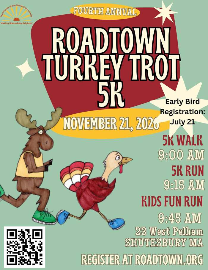 5K & Kids Run – Nov 21, Shutesbury