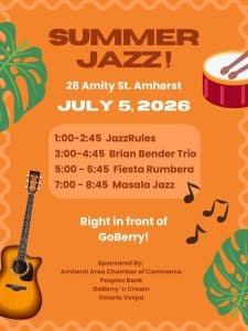 Summer Jazz at 28 Amity Street in Amherst