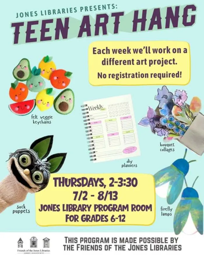 Art Projects for Teens at Jones Library