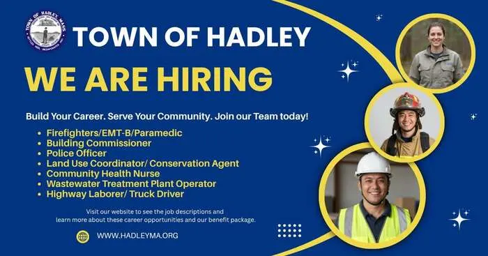 Join the Town of Hadley – Career Opportunities
