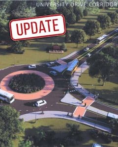 Amherst Road Work – University Drive Detour