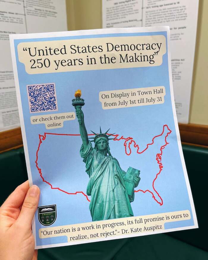 250 Years of Democracy – Amherst Town Hall Exhibit