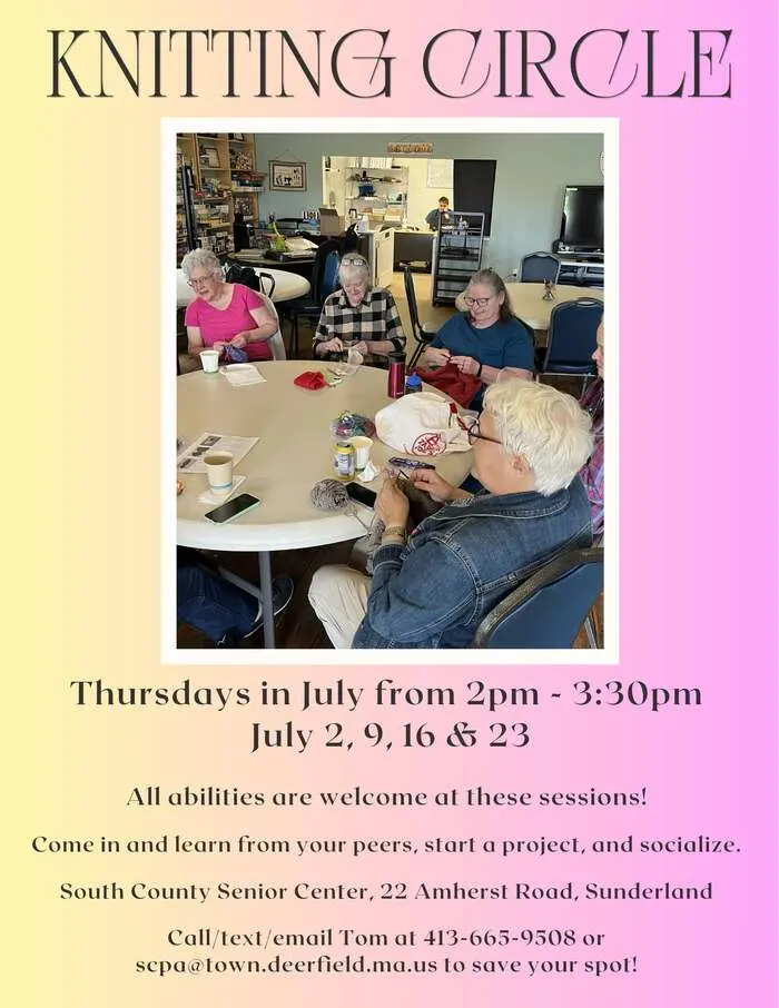 Weekly Knitting Group – Thursdays in Sunderland