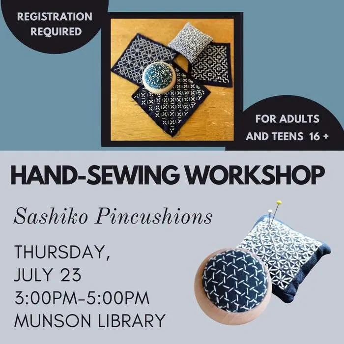 Japanese Embroidery at Munson Library