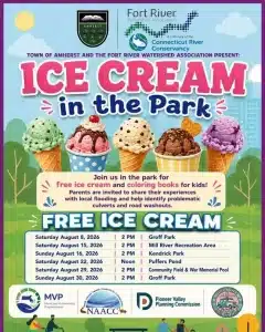 Ice Cream in the Park – Aug 8-30, Amherst