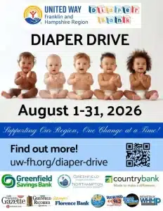 United Way Diaper Drive – Drop Off Diapers & Wipes